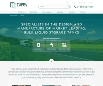 Tuffa.co.uk(Tuffa Tanks) Screenshot