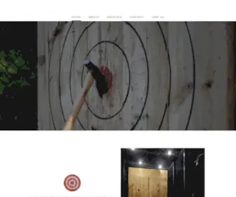 Tuffaxe.com(Tuff Axe Throwing Co) Screenshot