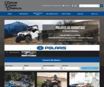 Tuffline.com(Home TUFFLINE POWERSPORTS LTD) Screenshot