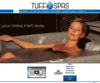 Tuffspas.com(Tuff Spas come with a lifetime guarantee. This convenient one) Screenshot