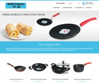 Tuffstuffcookware.com(Non Stick Tawa Manufacturer) Screenshot