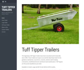 Tufftipper.com.au(Ride-On Mower and ATV Tipping Trailers) Screenshot