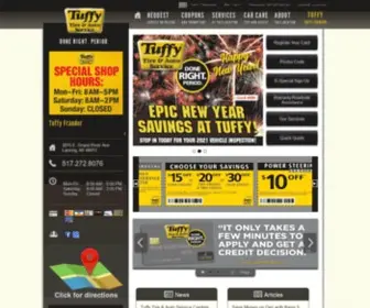 Tuffyfrandor.com(Tuffy Full Service Auto Repair and Tire Center) Screenshot