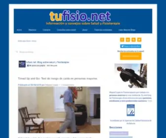 Tufisio.net(BLOG DE FISIOTERAPIA para ✔Pacientes ✔Estudiantes ✔Profesionales Sanitarios) Screenshot