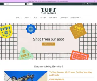 TufttheWorld.com(Rug Tufting Machines and Supplies) Screenshot