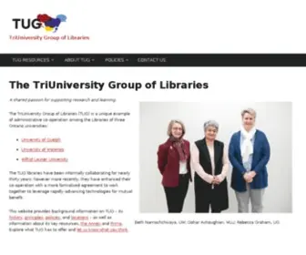 Tug-Libraries.on.ca(The TriUniversity Group of Libraries) Screenshot