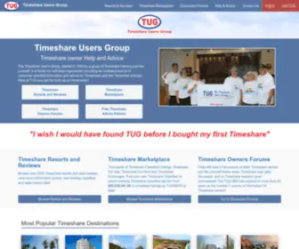 Tug2.com(Timeshare Users Group) Screenshot