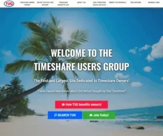 Tug2.net(The First & Largest Timeshare Website on the Internet) Screenshot