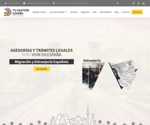 Tugestionespana.com(Tu Gestion España) Screenshot