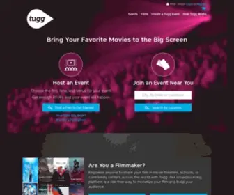 Tugg.com(The movies you want at your local theater) Screenshot
