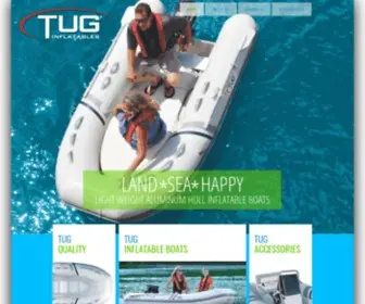 Tuginflatables.com(TUG Aluminum Hull Inflatable Boats) Screenshot