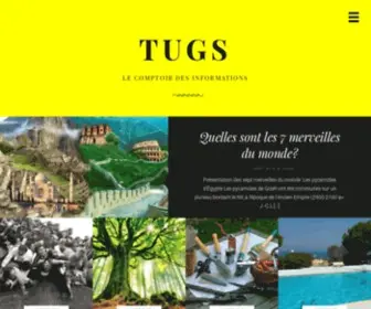 Tugs2017.org(Le comptoir des informations) Screenshot