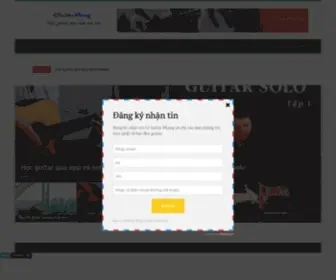 Tuhocchoiguitar.com(Tự học chơi Guitar tại nhà theo cách của bạn) Screenshot