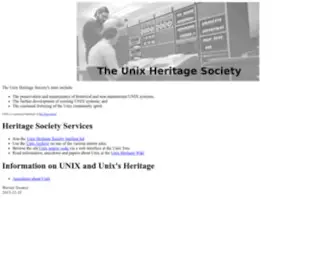 Tuhs.org(The Unix Heritage Society) Screenshot