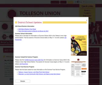 Tuhsd.org(Tolleson Union DO) Screenshot