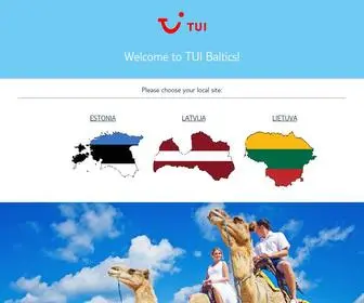 Tuibaltics.eu(TUI Baltics) Screenshot