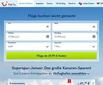 Tuifly.com(Flüge buchen weltweit) Screenshot