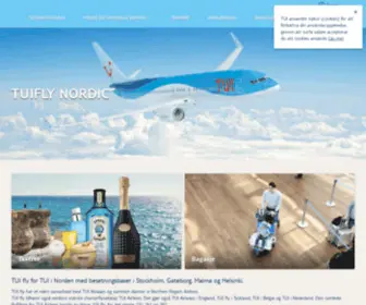 Tuiflynordic.no(TUIs eget flyselskap med Blue Comfort) Screenshot