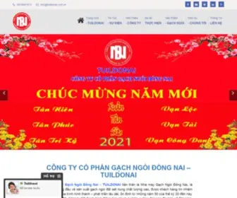 Tuildonai.com.vn(CÔNG TY CP GẠCH NGÓI ĐỒNG NAI) Screenshot