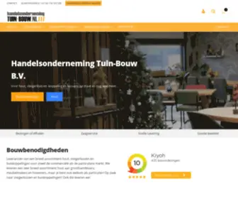 Tuin-Bouw.nl(Buiskoppelingen en Kussens op Maat) Screenshot