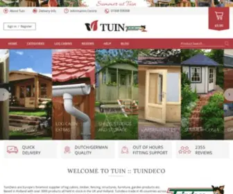 Tuin.co.uk(Log cabins) Screenshot