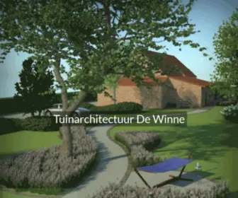 Tuinarchitectuurdewinne.be(Tuinarchitect Tim De Winne uit Mechelen ontwerpt jouw droomt) Screenshot