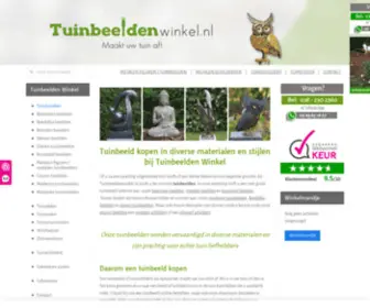 Tuinbeeldenwinkel.nl(Tuinbeelden Winkel maakt uw tuin af) Screenshot