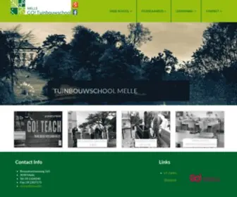 Tuinbouwschool-Melle.be(Onze school) Screenshot