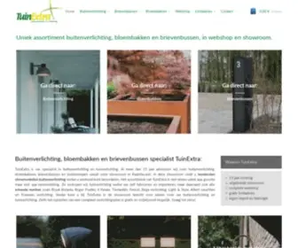 Tuinextra.nl(Buitenverlichting specialist met showroom en webshop) Screenshot