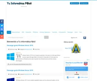 Tuinformaticafacil.com(Bienvenido a Tu Inform) Screenshot