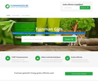 Tuinmangids.be(Tuinman Gids) Screenshot