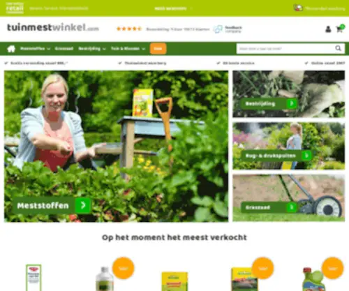 Tuinmestwinkel.com(Koop bij de specialist) Screenshot