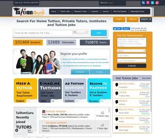 Tuitionguru.com(Tuition Guru) Screenshot