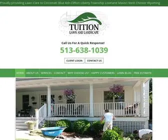 Tuitionlawnandlandscape.com(Professional Lawn Care & Lawn Treatments in Cincinnati) Screenshot