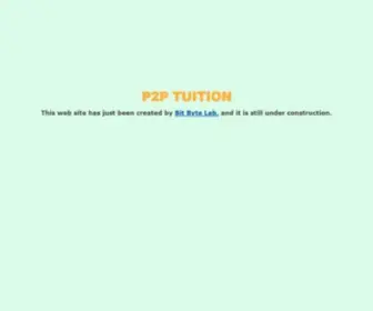Tuitionp2P.com(Tuitionp2P) Screenshot