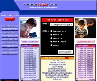 Tuitionplaza.com(Home Tuition Malaysia Tuisyen) Screenshot