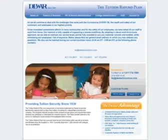 Tuitionrefundplan.com(Dewar Tuition Refund Plan) Screenshot