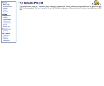Tukaani.org(The Tukaani Project) Screenshot
