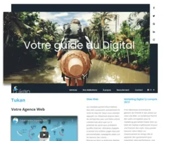 Tukan.fr(Création de site Web de qualité et marketing numérique Tukan) Screenshot