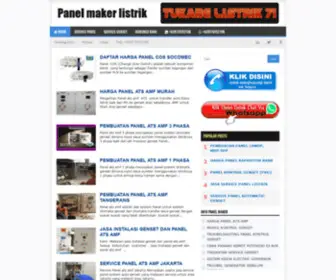 Tukanglistrik71.net(Pembuatan panel listrik) Screenshot