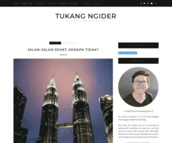 Tukangngider.com(Tukang Ngider) Screenshot