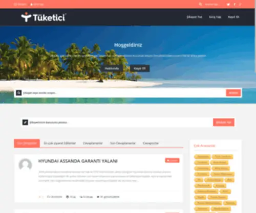 Tuketici.com.tr(Tuketici) Screenshot