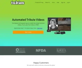 Tukios.com(Tukios Automated Tribute Video Software) Screenshot