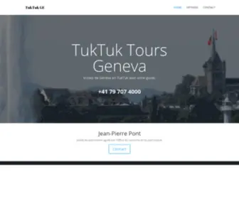 TukTuk-GE.ch(TukTuk Tours Geneva) Screenshot