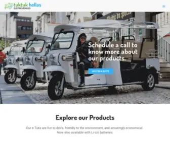 Tuktukhellas.com(Tuk Tuk Hellas) Screenshot