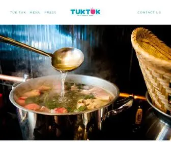 Tuktukthaifood.net(Tuk Tuk Thai Street Food) Screenshot