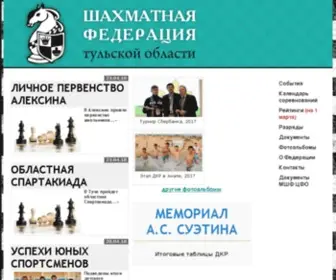 Tulachess.ru(Тульская областная федерация шахмат) Screenshot