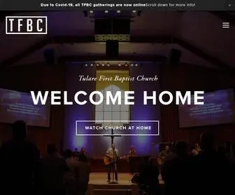 Tularefbc.org(Tulare First Baptist Church) Screenshot