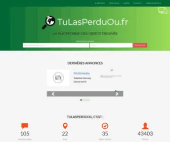 Tulasperduou.fr(Vente de accessoires & vêtements de grandes marques pour femme à prix incroyables. Marques) Screenshot