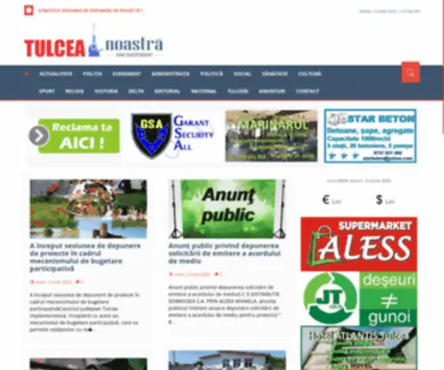 Tulceanoastra.ro(Ziar independent) Screenshot